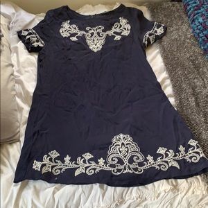 Lulus navy blue dress